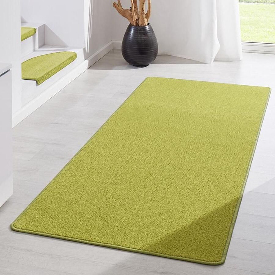 HANSE Home Vloerkleed Fancy Kortpolig loper effen geketteld woonkamer slaapkamer eetkamer - Foto 2