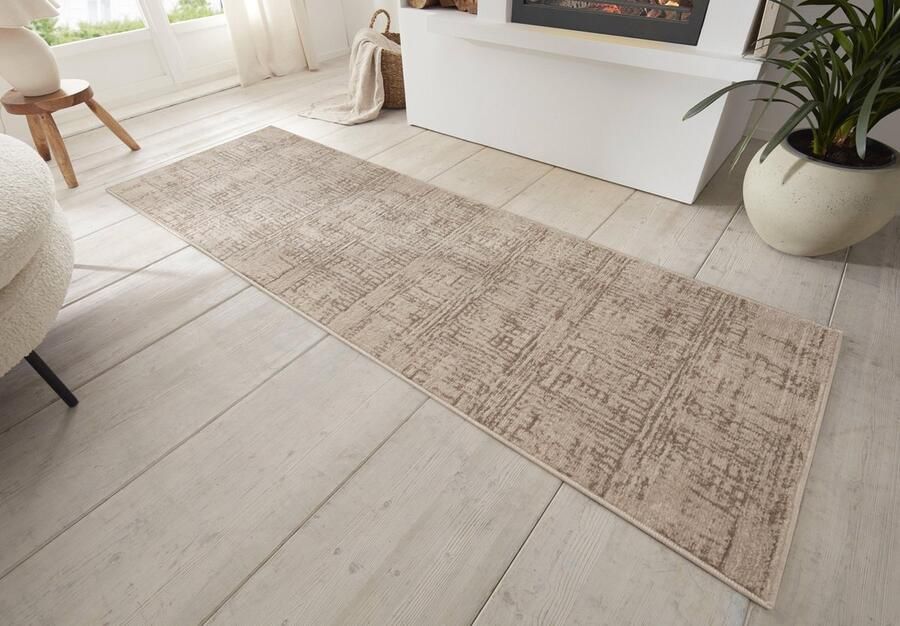 HANSE Home Vloerkleed Sole Kortpolig loper vintage woonkamer slaapkamer eetkamer gang