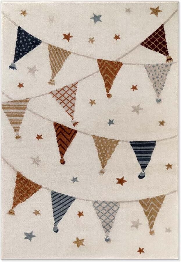 HANSE Home Kindervloerkleed Kids Party Speeltapijt stevig kinderkamer kortpolig speelondergrond - Foto 9