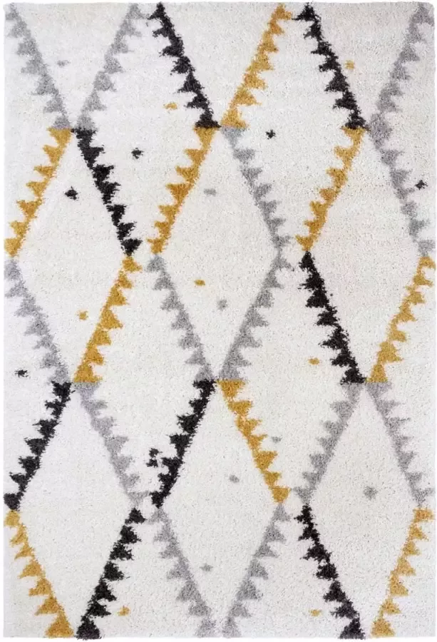 Hanse Home Hoogpolig vloerkleed Lark crème goud 200x290 cm