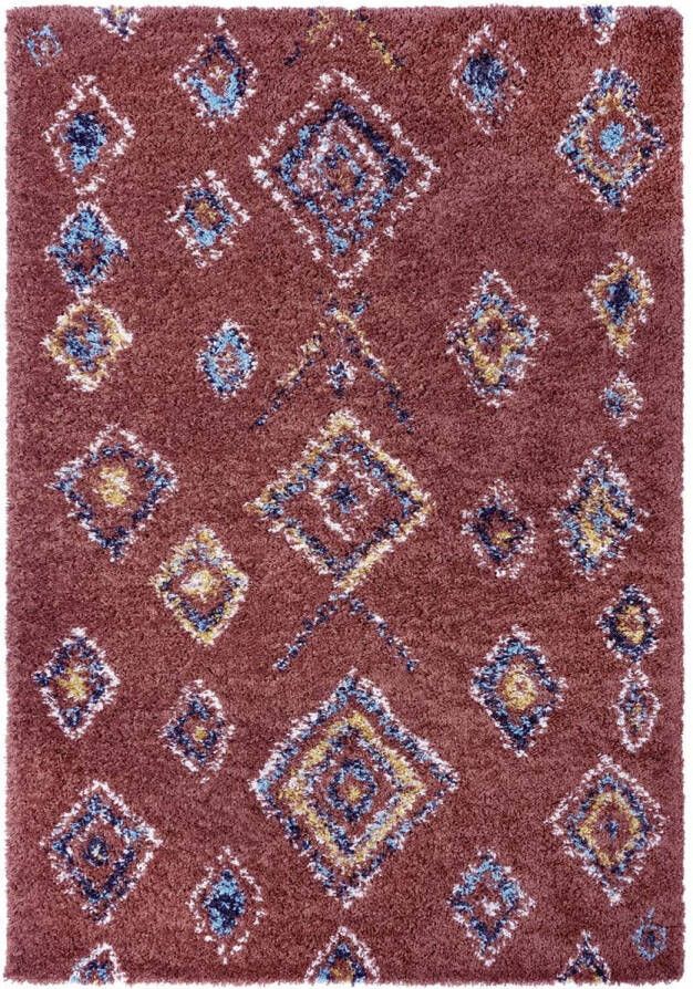 Hanse Home Hoogpolig vloerkleed Phoenix rood 120x170 cm