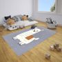Hanse Home Kindervloerkleed alpaca Smile grijs mosterdgeel 80x150 cm - Thumbnail 2
