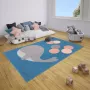 Hanse Home Kindervloerkleed Lara Walvis Blauw 120x170cm - Thumbnail 1