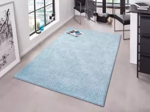 HANSE Home Vloerkleed Pure 100 Zachte pool unikleur rondom afgehecht velours gevoel woonkamer slaapkamer werkkamer robuust gemakkelijk in onderhoud