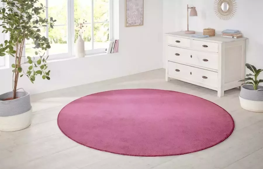 HANSE Home Vloerkleed Shashi Korte pool unikleur vloerkleed zacht eetkamer kinderkamer hal - Foto 3