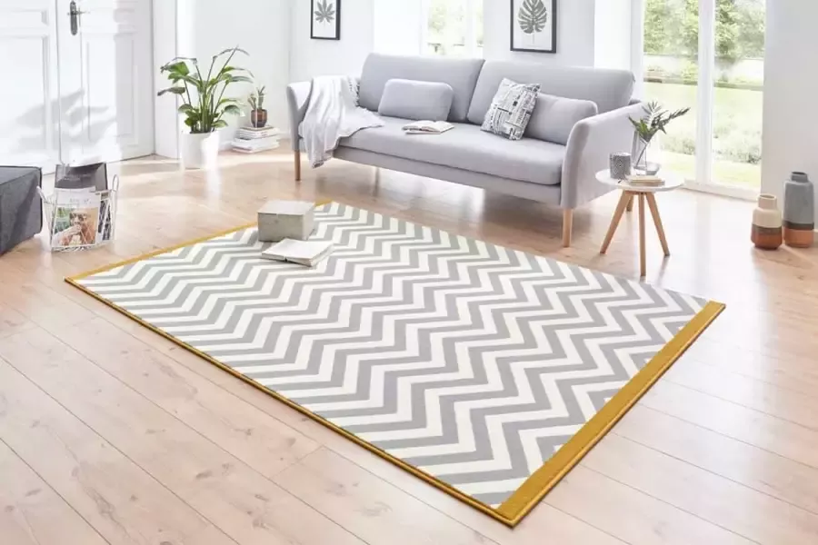 Hanse Home Modern vloerkleed Meridian goud grijs 200x290 cm