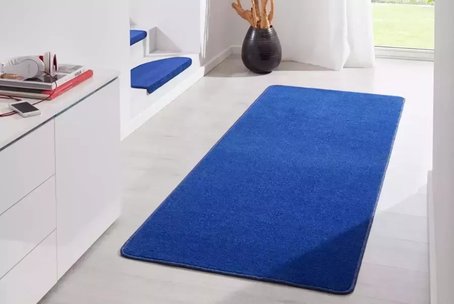 HANSE Home Vloerkleed Fancy Kortpolig loper effen geketteld woonkamer slaapkamer eetkamer - Foto 3