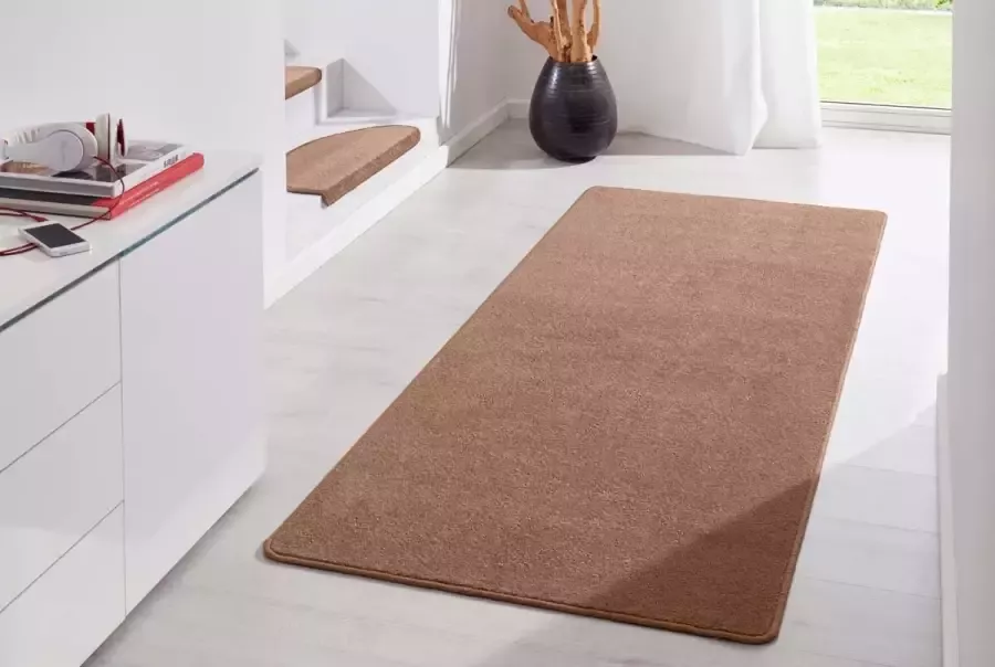 HANSE Home Vloerkleed Fancy Kortpolig loper effen geketteld woonkamer slaapkamer eetkamer - Foto 9