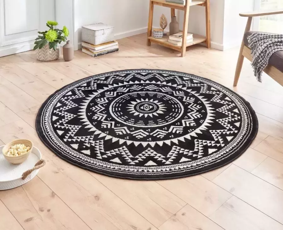 HANSE Home Vloerkleed Valencia Korte pool modern vintage mandala woonkamer kinderkamer hal