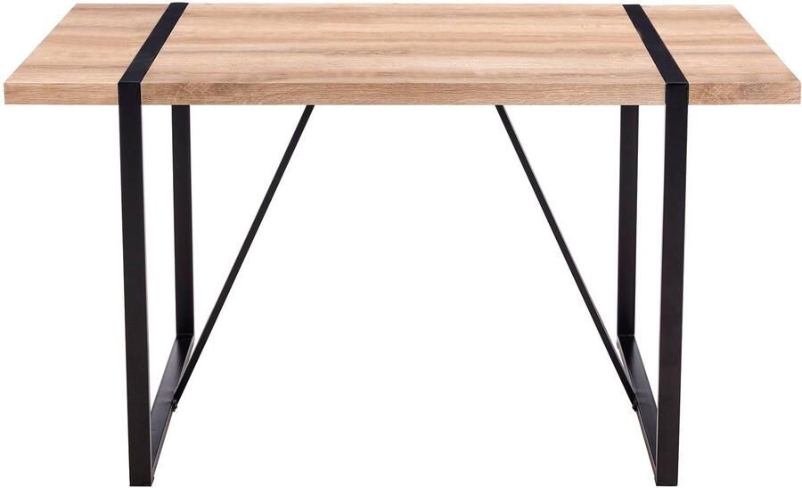 Haobosic Luxe Eettafel Moderne stijl Stabiele metalen poten Eenvoudig en gestructureerd ontwerp Geschikt voor meerdere personen