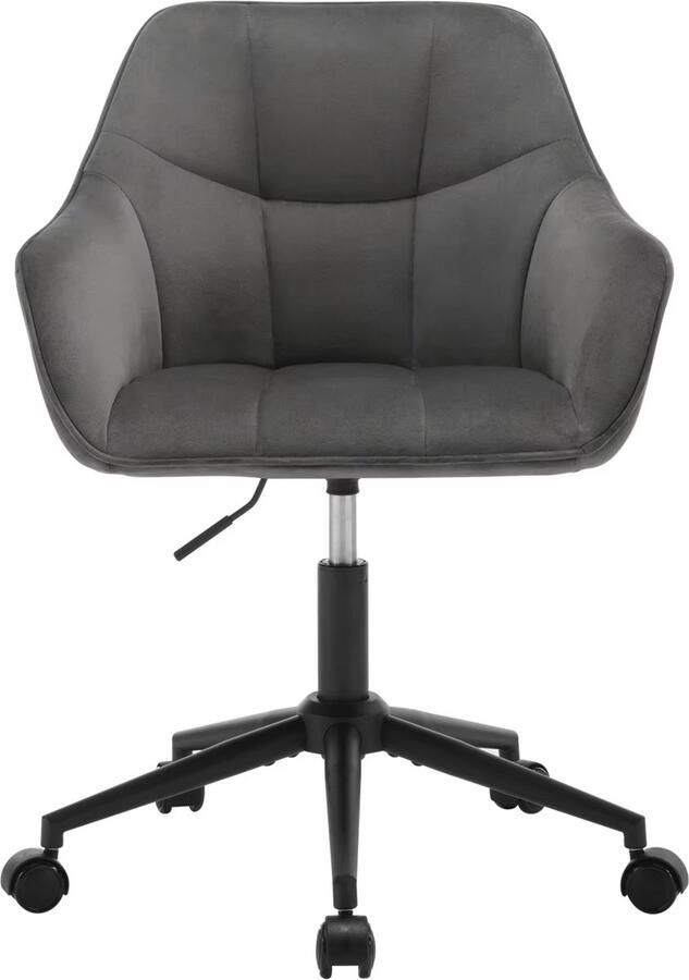 Happiq 2 Stuks Eetkamerstoelen Gestoffeerde Keukenstoelen met Rugleuning en Armleuningen Metalen Poten Voor Woonkamer Kantoor of Kaptafel