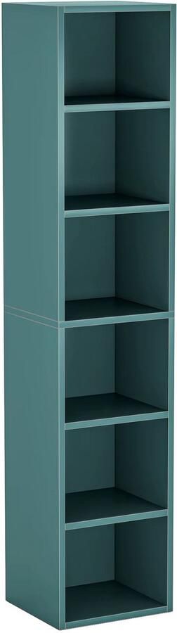 Happiq Boekenkast Aravon Vakkenkast Opbergkast 180cm hoog Boekenrek Woonkamer slaapkamer kantoor