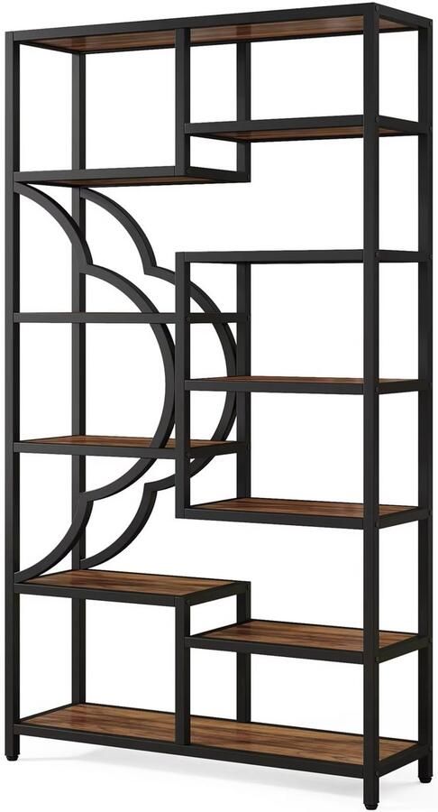 Happiq Boekenkast Martino Vakkenkast 180cm Opbergkast 11 lagen Boekenrek Woonkamer slaapkamer kantoor