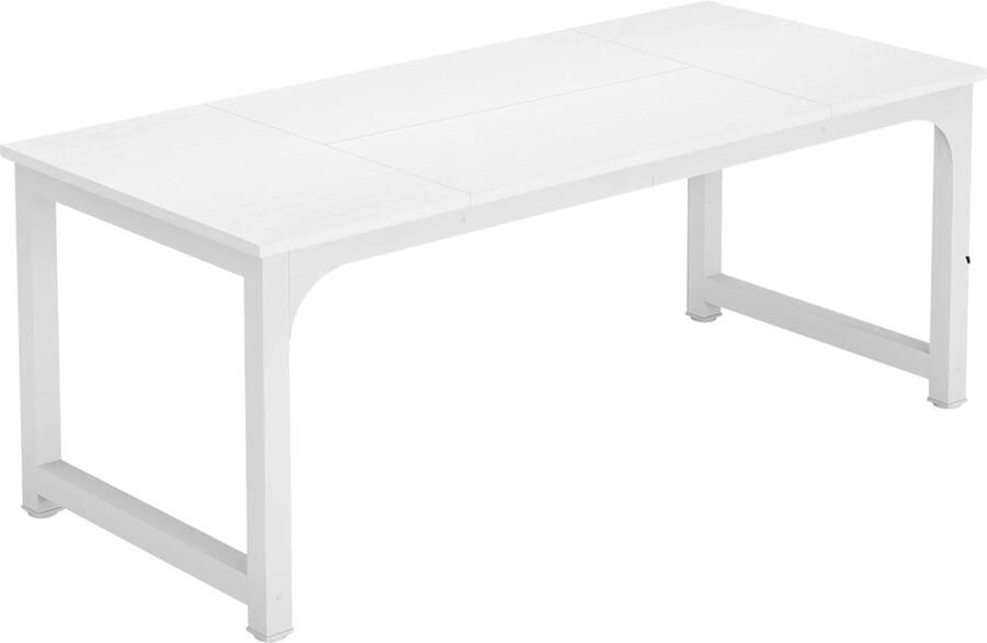 Happiq Bureau Computerbureau Lange bureau Vergadertafel Voor thuis of kantoor Wit
