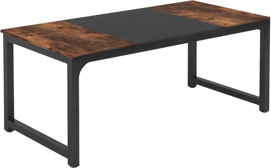 Happiq Bureau Kyren 160cm Bruin Computerbureau Voor thuis of werk