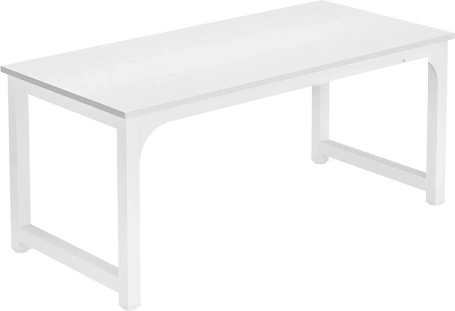 Happiq Bureau Veyra 160cm Wit Computerbureau Voor thuis of werk