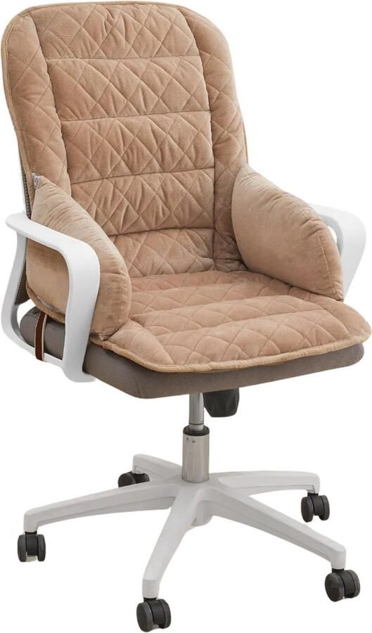 Happiq Bureaustoel kussen Vaylen Rugkussen Ergonomisch Universeel Khaki