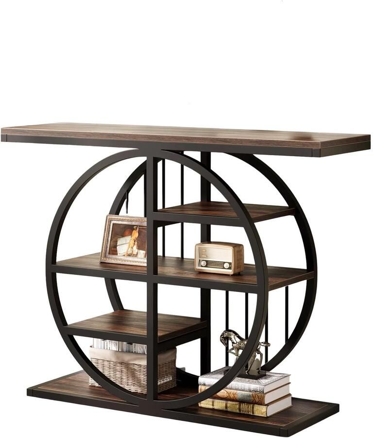 Happiq Consoletafel Avira Haltafel 100cm Wandtafel Gang of woonkamer Bruin