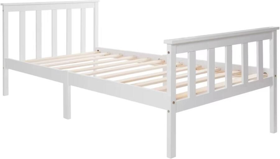 Happiq Eenpersoonsbed Tavien 90 x 200 cm Voor Kinderen Met lattenbodem Zonder matras Kinderbed
