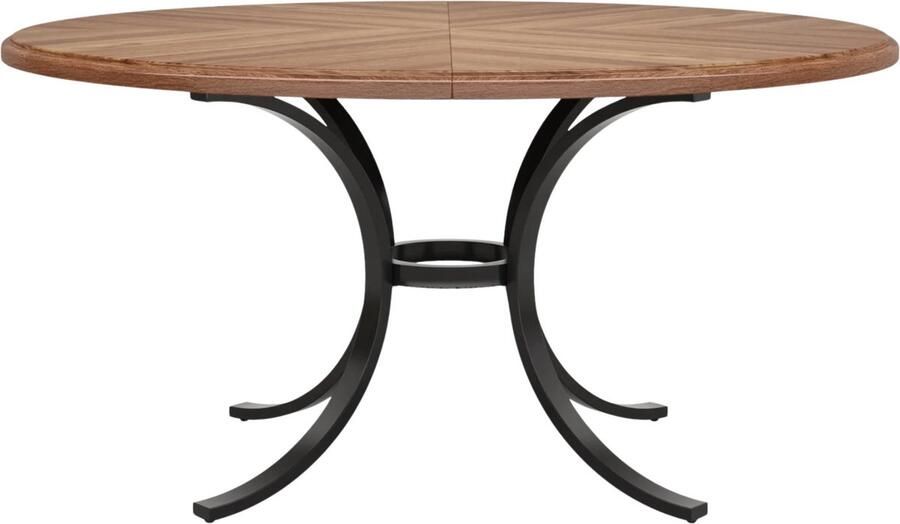 Happiq Eettafel Orvion Ronde Eettafel 120cm Voor 4 Personen Voor Keuken en Eetkamer