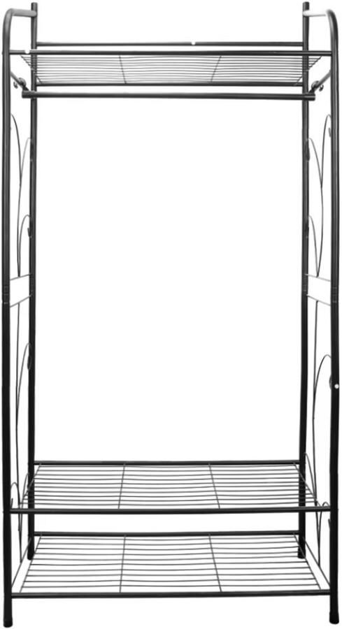 Happiq Moderne kledingkast Valora metaal Kledingrek Goud Met kledingroede voor hal slaapkamer of woonkamer 80cm