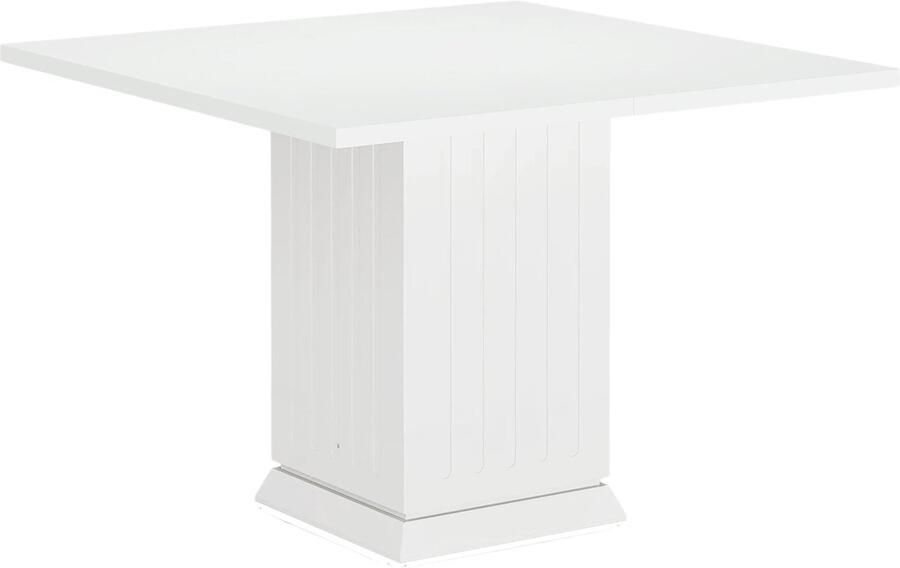 Happiq Vierkante Eettafel Keukentafel Eetkamertafel 4 personen Wit