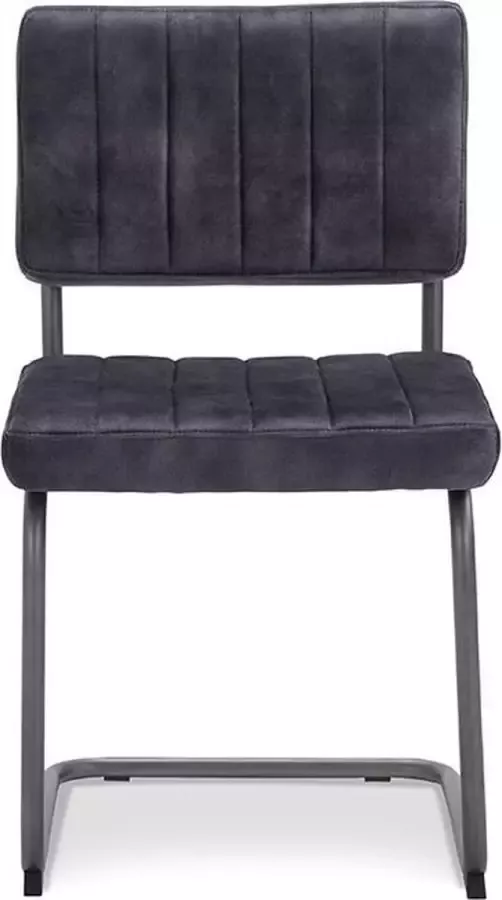 Happy Chairs Eetkamerstoel Ramos Velvet Antraciet