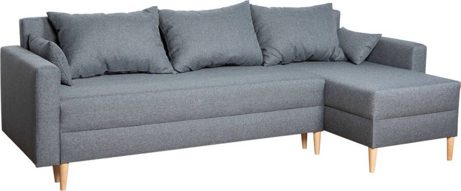 Happy Garden ANTONI 3 zits hoekbank grijs