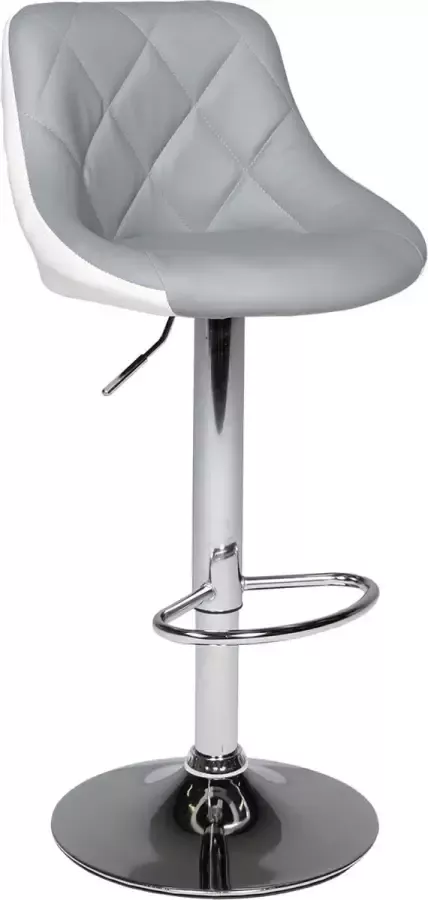 Happy Garden Barkruk JASPER grijs en wit