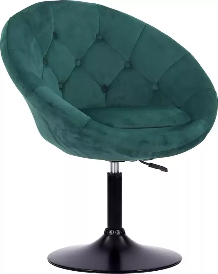 Happy Garden Groen fluwelen barkruk EDGAR