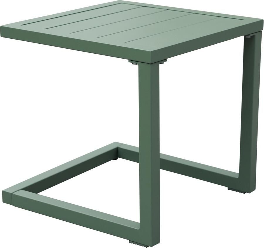 Happy Garden BARBADOS bijzettafel in saliegroen aluminium