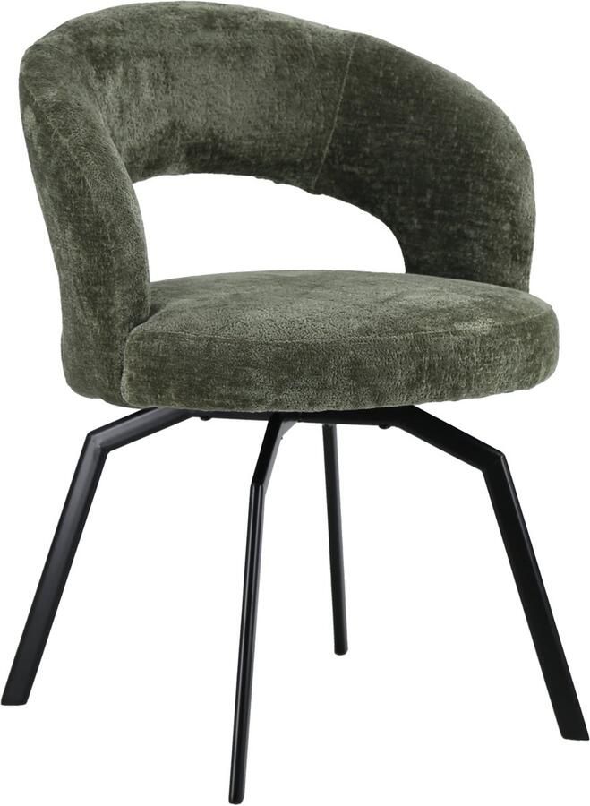 Happy Garden EHBA groene chenille stoel