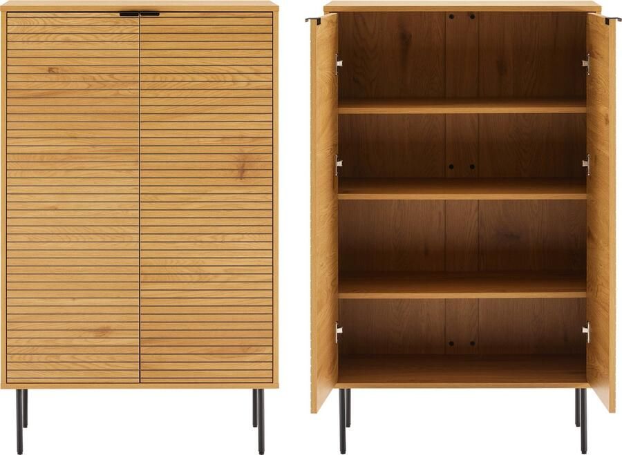 Happy Garden STINNA 2-deurs houten servieskast 80cm - Foto 2