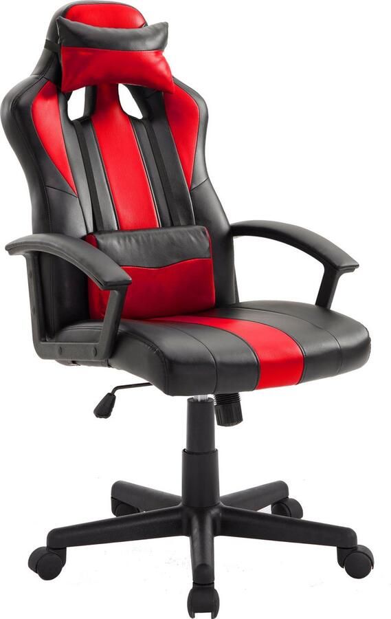 Happy Garden Zwart met rode gamer bureaustoel CRASH