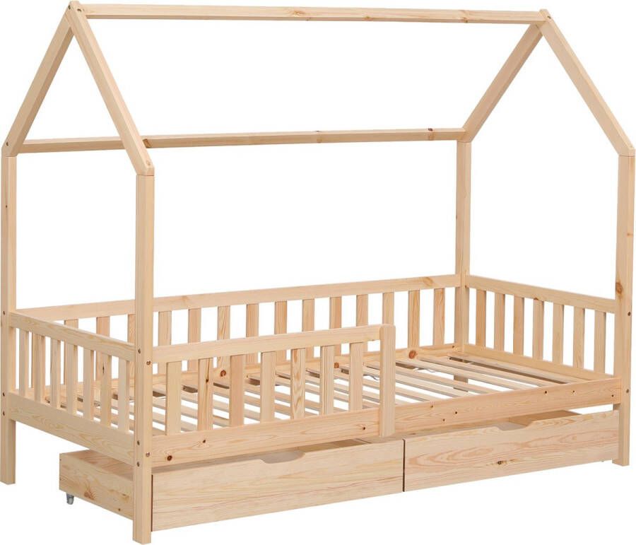 Happy Garden Kinderbed 190x90cm in hout met lades MARCEAU