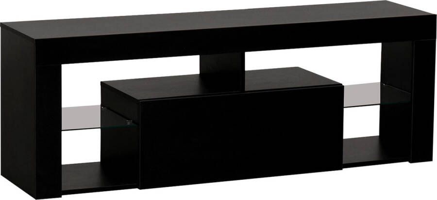 Happy Garden TV-meubel 140cm zwart met LED DARYL