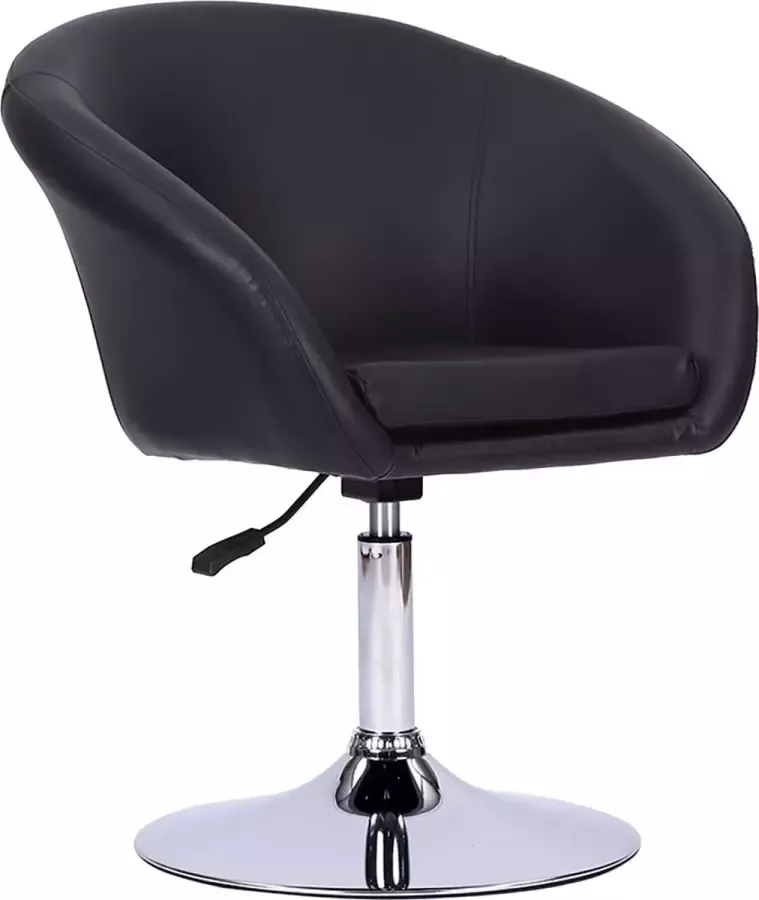 Happy Garden Zwarte imitatie barkruk GABIN