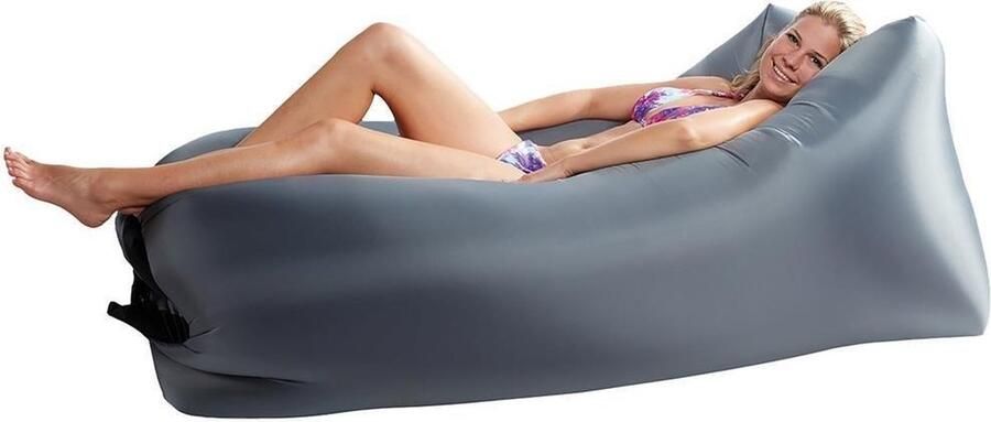 Happy People Ligzak Lounger To Go 2.0 Draagvermogen 100 kg Grijs