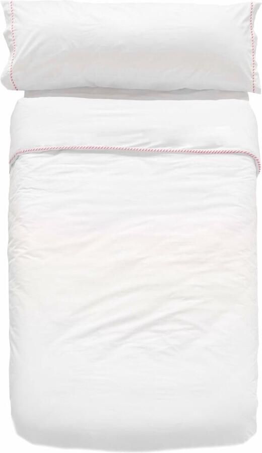 HappyFriday Dekbedovertrek set Basic Kids Roze Bed van 80 2 Onderdelen