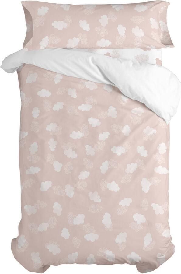 HappyFriday Dekbedovertrek set Basic Kids Roze Bed van 105 2 Onderdelen - Foto 2