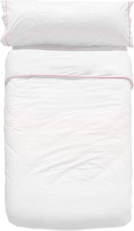 HappyFriday Dekbedovertrek set Basic Kids Roze Bed van 80 90 2 Onderdelen