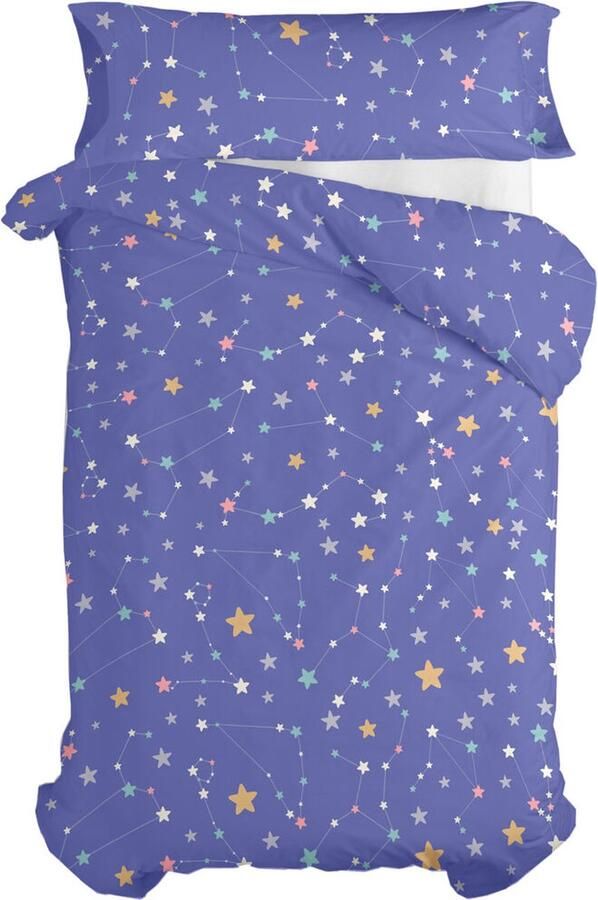 HappyFriday Dekbedovertrek set Happynois Moon Dream Multicolour Bed van 80 90 2 Onderdelen