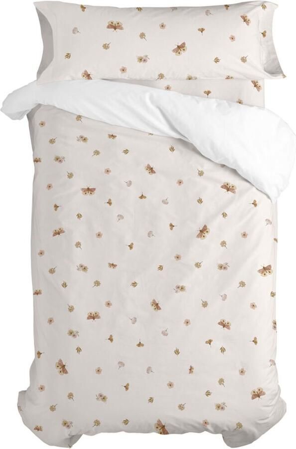 HappyFriday Dekbedovertrek set Mini Butterfly Multicolour Bed van 80 90 2 Onderdelen