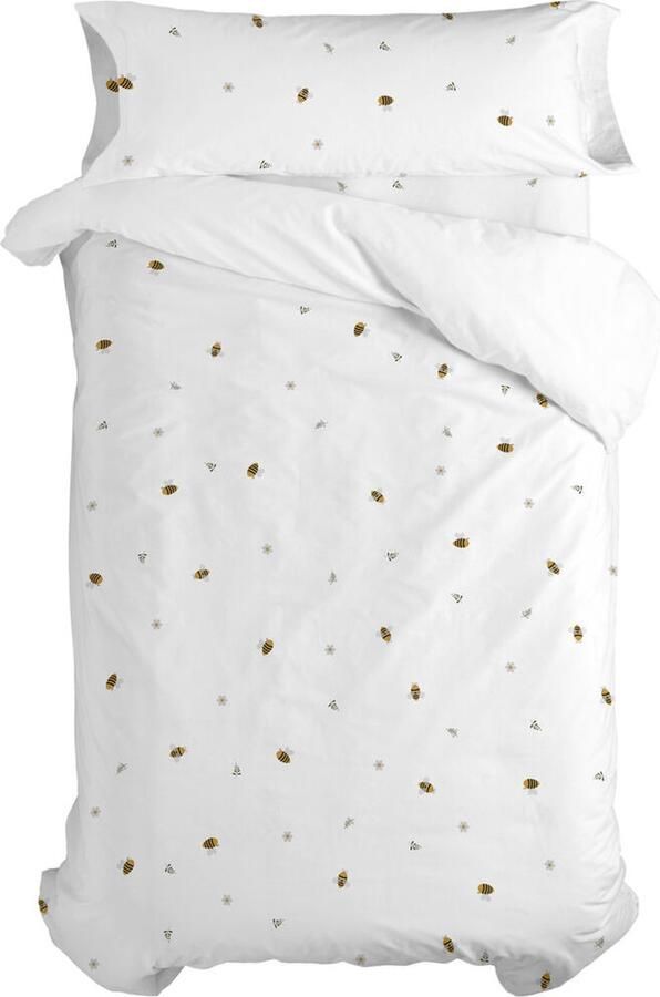 HappyFriday Dekbedovertrek set Mini Honey Multicolour Bed van 105 2 Onderdelen