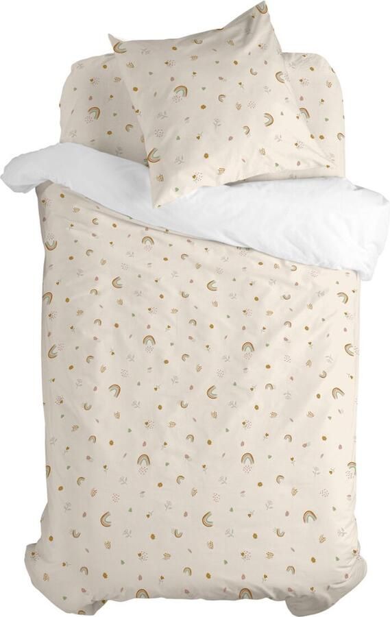 Happyfriday Iris Dekbedovertrek 2-delig Mini Veelkleurig 100% katoen de kwaliteit van 150 TC