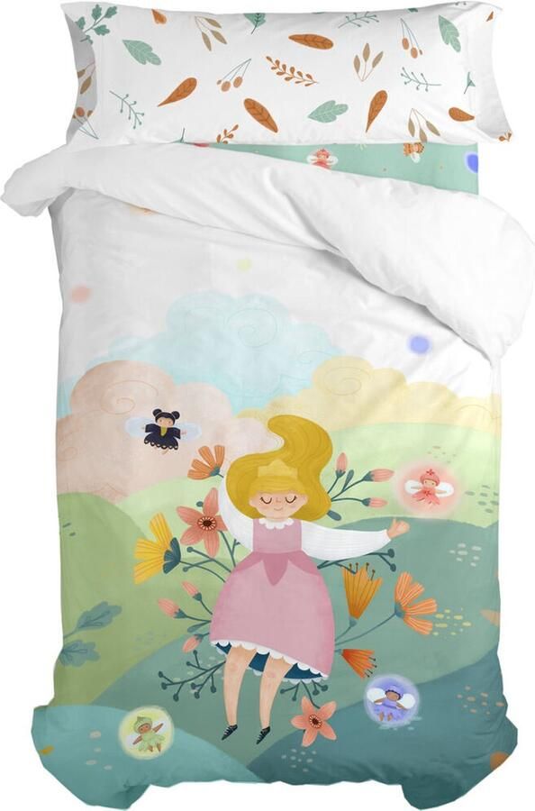 HappyFriday Dekbedovertrek set Mr Fox Dreaming Multicolour Bed van 105 2 Onderdelen