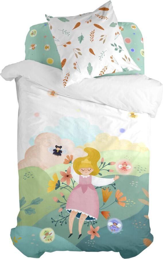 Happyfriday Dreaming Dekbedovertrek 2-delig Mr Fox Veelkleurig 100% katoen de kwaliteit van 150 hilos