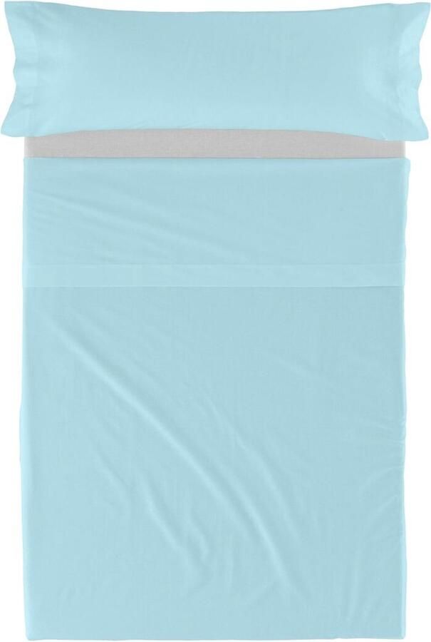 HappyFriday Set beddengoed BASIC KIDS Blauw Bed van 80 90 2 Onderdelen