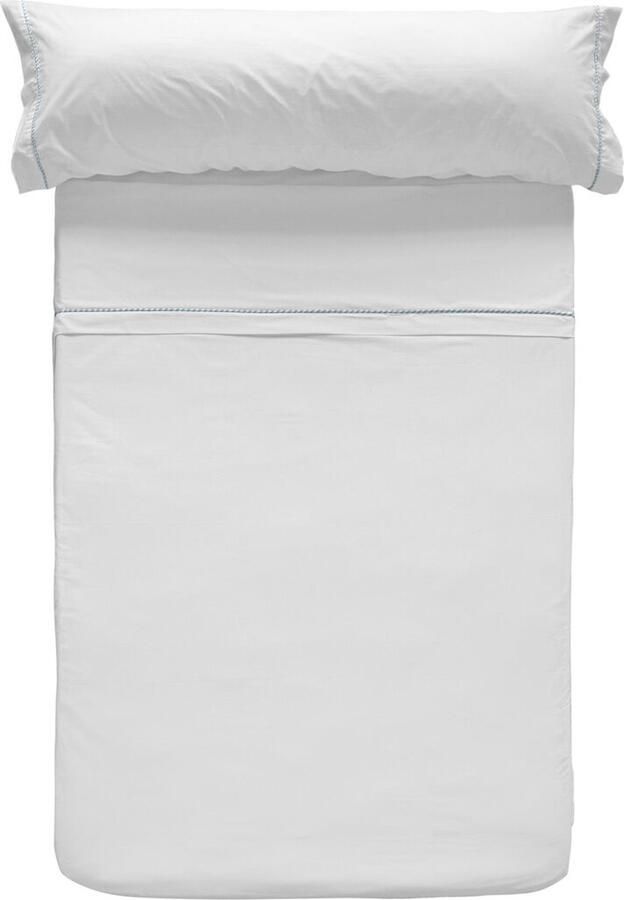 HappyFriday Set beddengoed Basic Kids Essential Blauw Bed van 80 90 2 Onderdelen