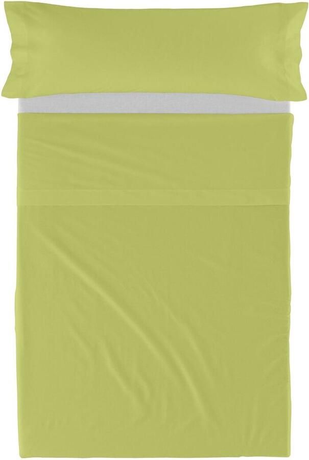 HappyFriday Set beddengoed BASIC KIDS Groen Bed van 105 180 x 270 cm 2 Onderdelen